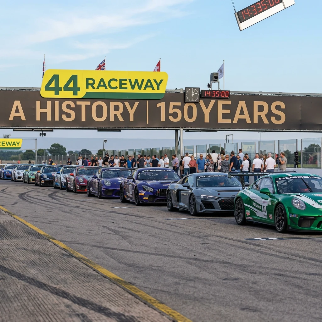 Team photo at a Racing for Memories event