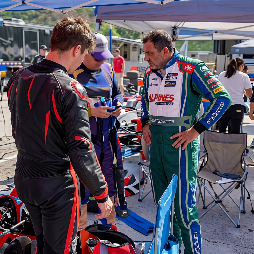 Racing for Memories community at the circuit
